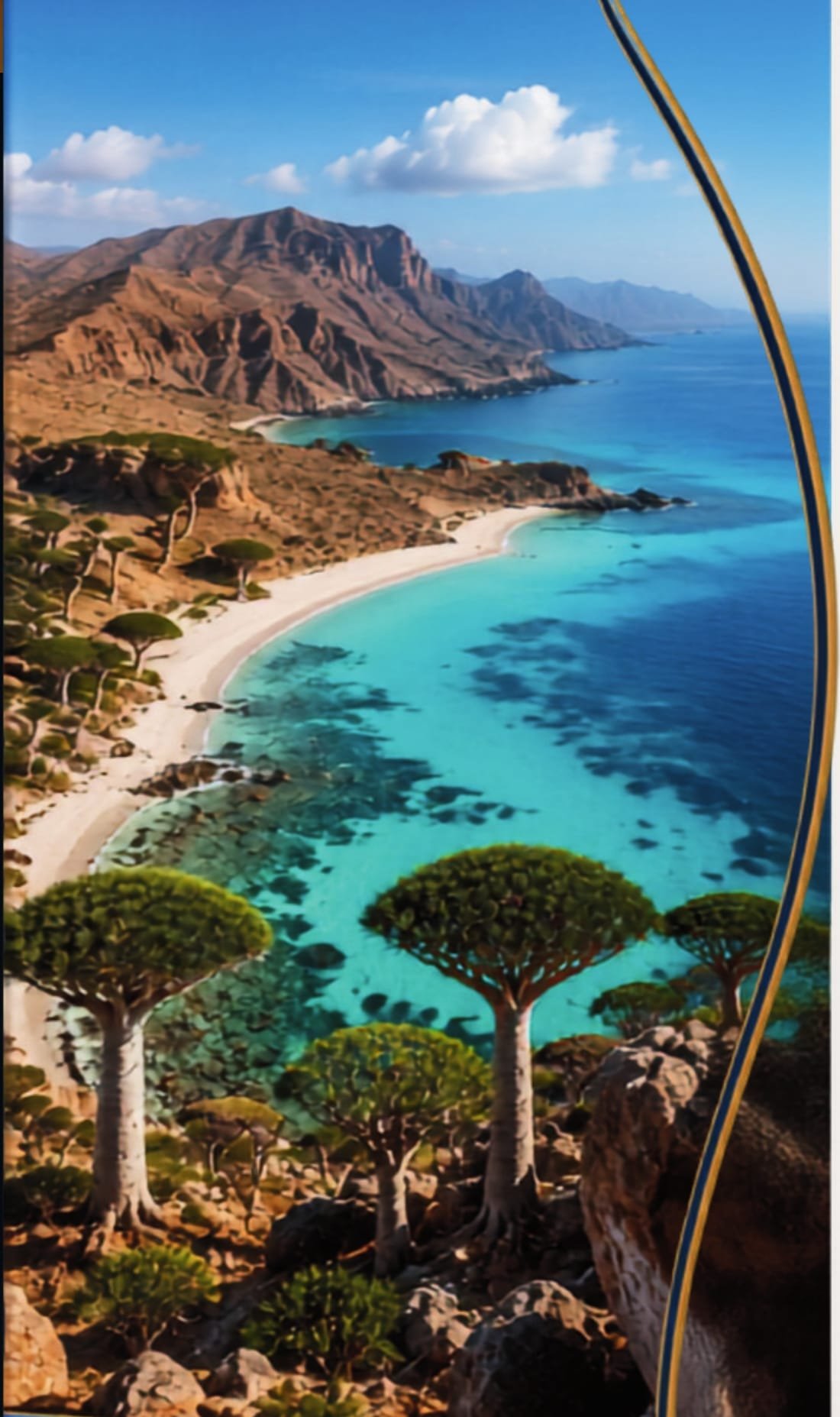 Socotra's coastline